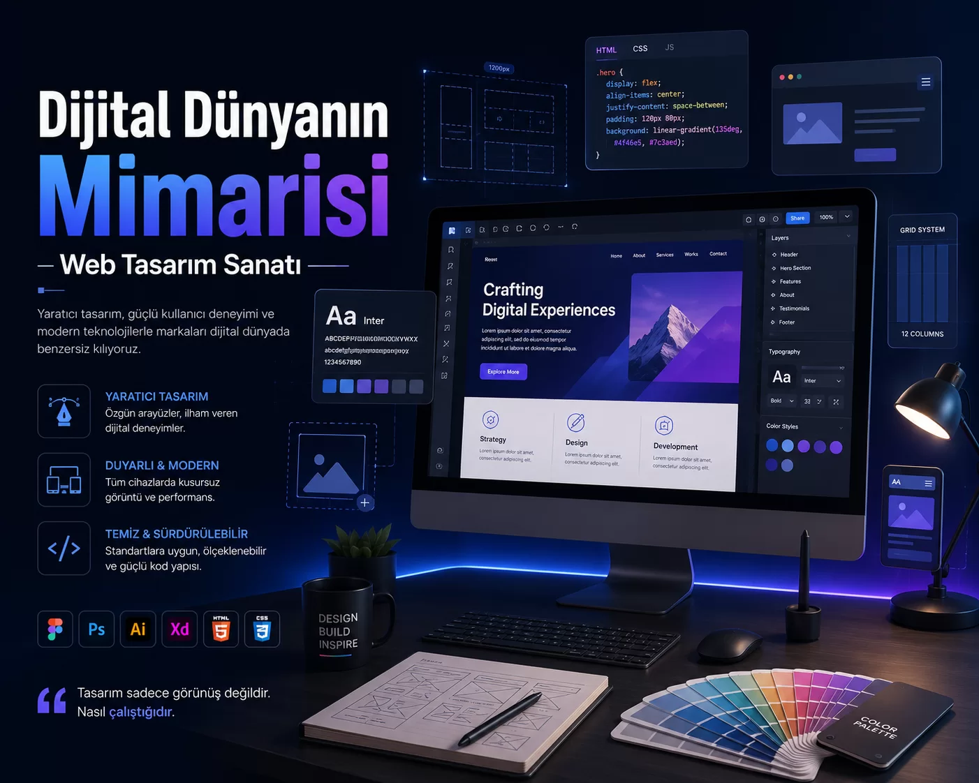 Dijital Dünyanın Mimarisi: Web Tasarım Sanatı