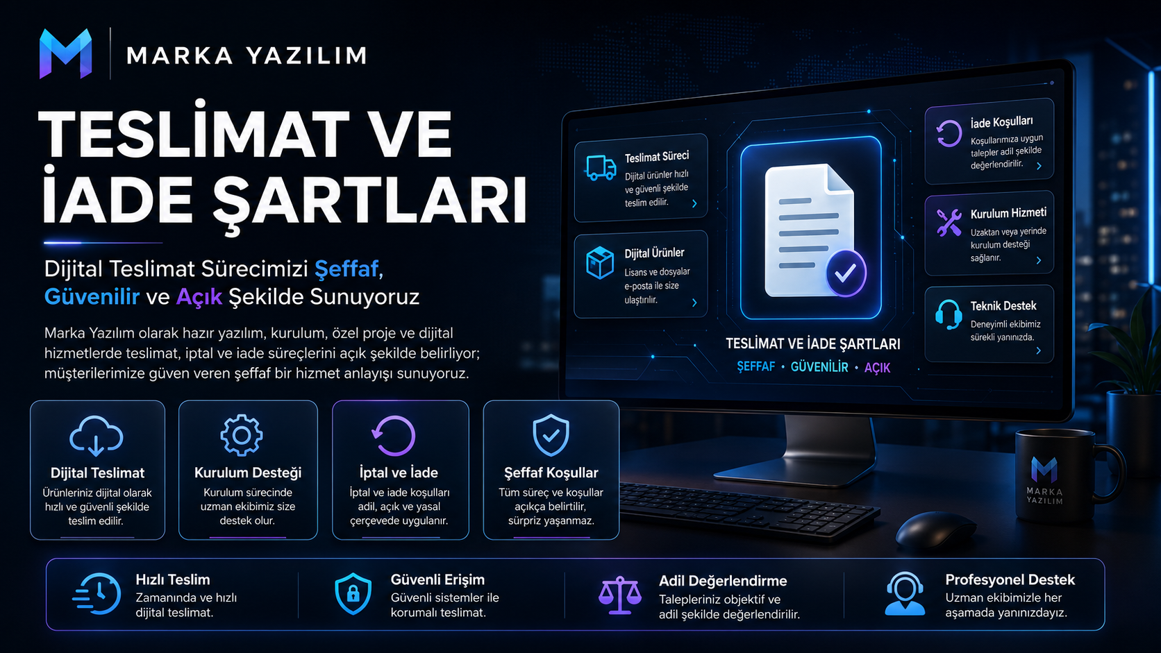 Teslimat ve İade Şartları