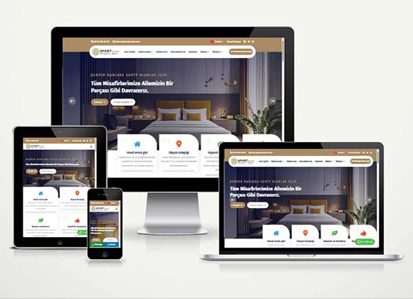 Apart Pansiyon Firma Web Site Paketi Moonlit