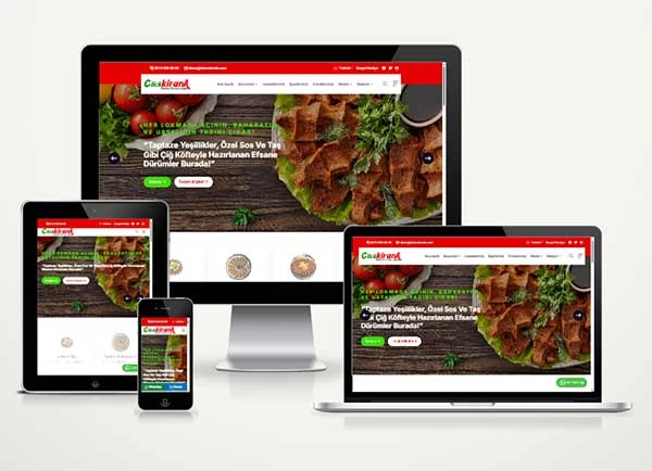 Çiğ Köfteci Firma Web Site Paketi İsot