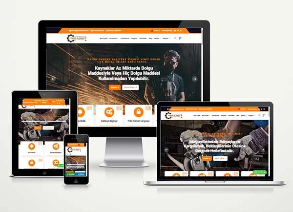 Demirci Metal İşleri Firma Web Site Paketi Smithy