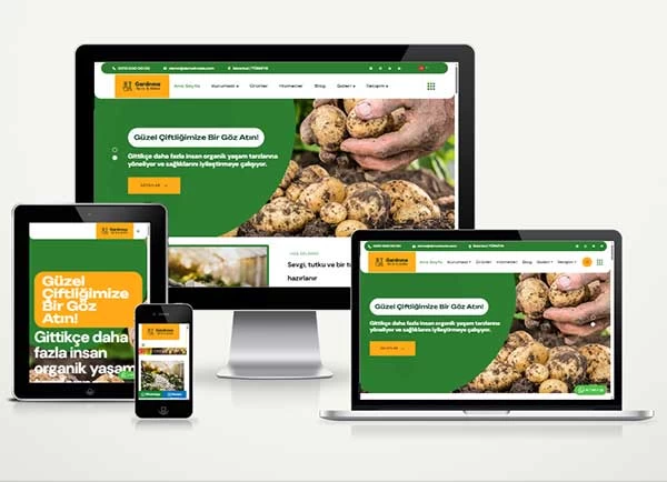 Fidan ve Gübre Üretim Web Sitesi Paketi