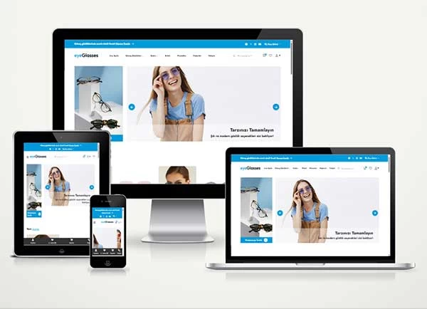 Gözlük ve Saat Satışı E-Ticaret Paketi EyeGlasses