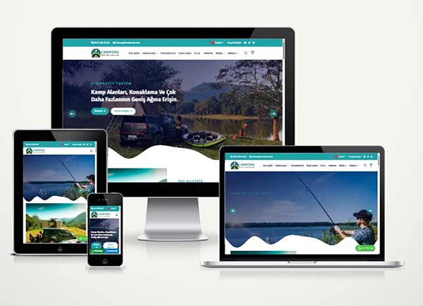 Kamping - Kamp Firma Web Site Paketi King