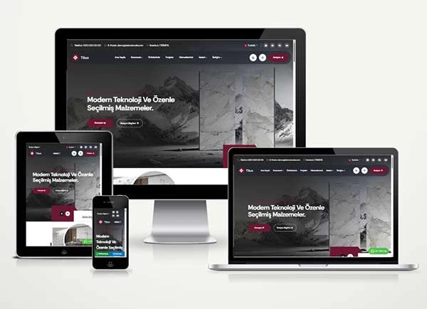 Mutfak ve Mermer Firması Web Paketi