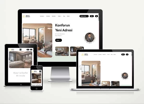 Otel - Bungalov Kiralama Web Sitesi Basic