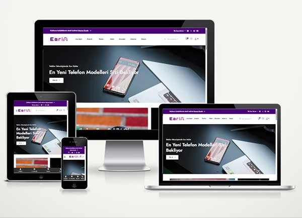 Telefon ve Bilgisayar E-Ticaret Web Paketi Eari