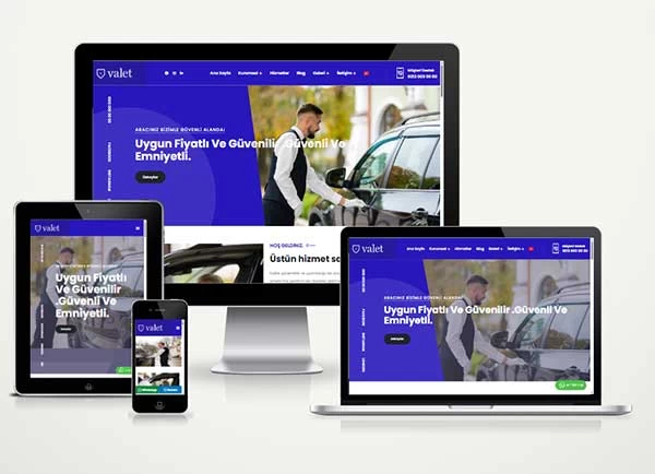 Vale Oto Park Firma Web Sitesi Paketi