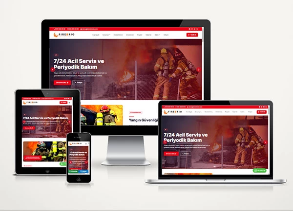 Yangın Söndürme Sistemleri Web Paketi